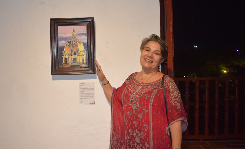 ‘Cúpula de San Pedro’ obra de Jeannette Sicard en el Museo San Pedro Claver