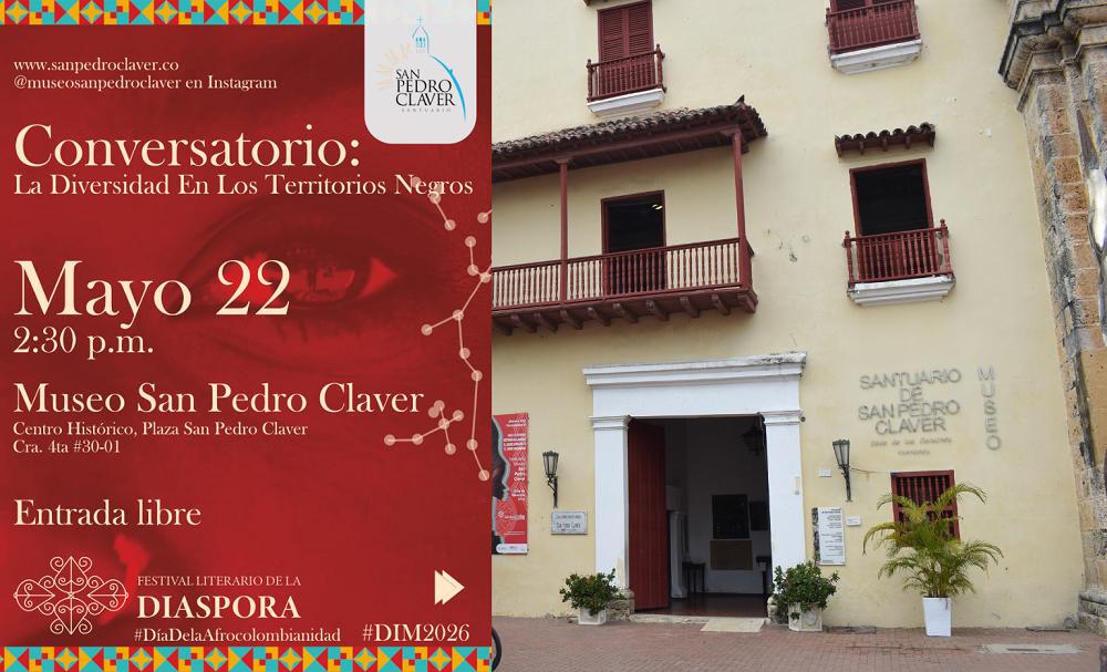 Este viernes, conversatorio ‘La diversidad en los territorios negros’ en el Museo San Pedro Claver